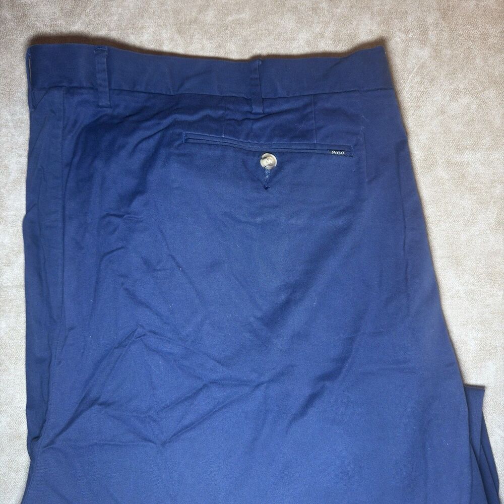 Polo Ralph Lauren Men's The Polo Chino Stretch Slim Fit Size 48X32 Cotton Blue